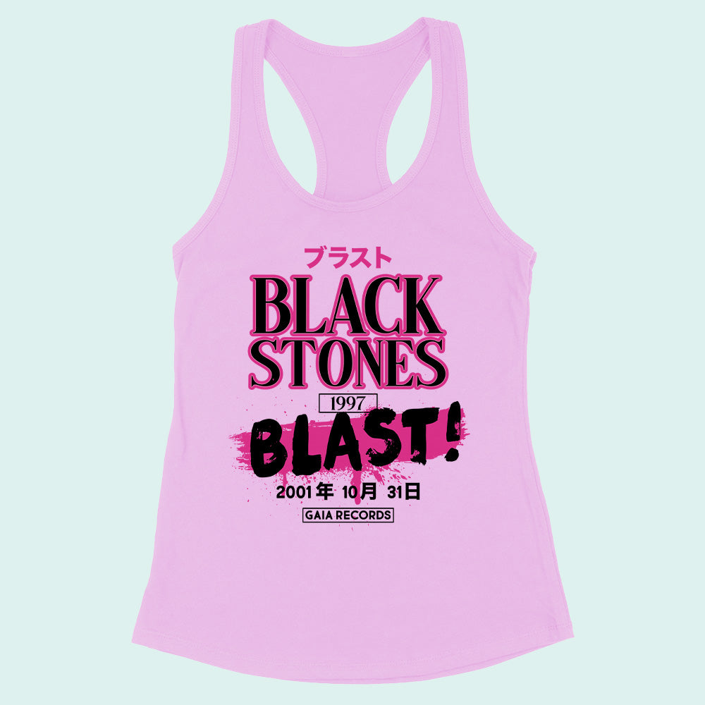 Black Stones Band Tee Racerback Tank