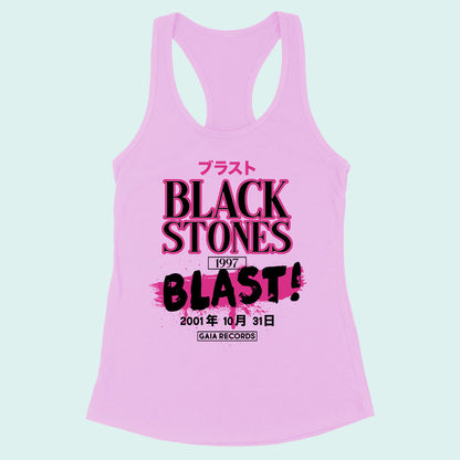 Black Stones Band Tee Racerback Tank