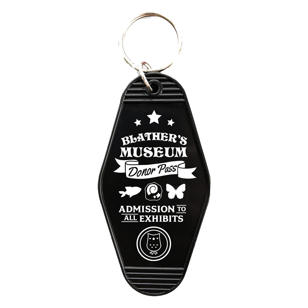 Blather's Museum Donor Pass Keychain