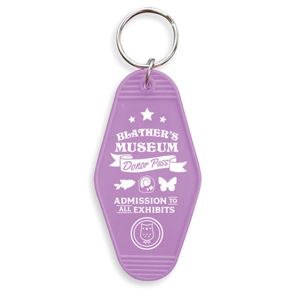 Blather's Museum Donor Pass Keychain