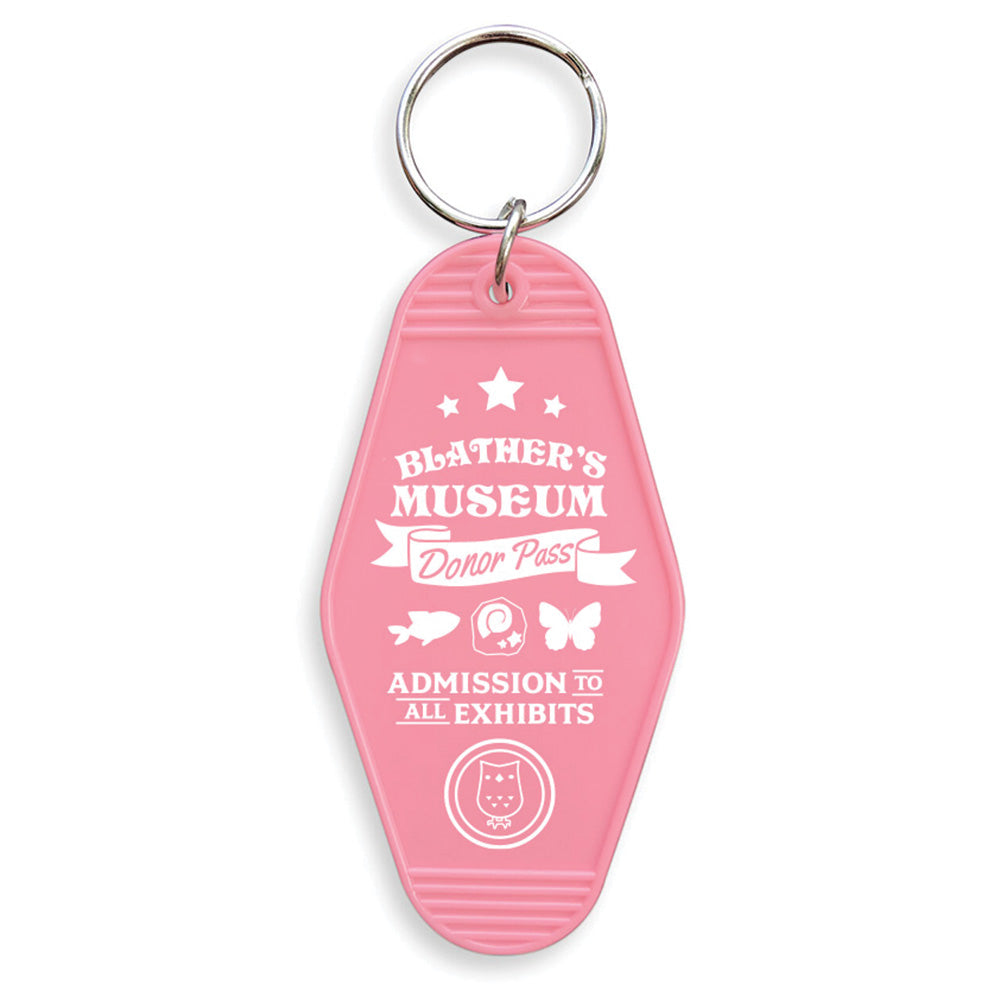 Blather's Museum Donor Pass Keychain