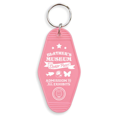 Blather's Museum Donor Pass Keychain