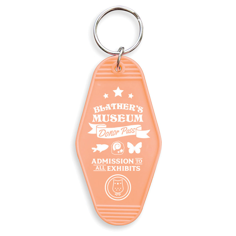 Blather's Museum Donor Pass Keychain