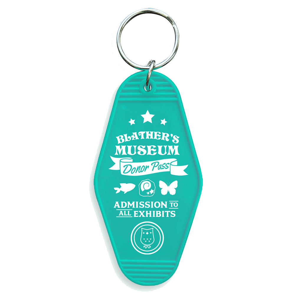 Blather's Museum Donor Pass Keychain