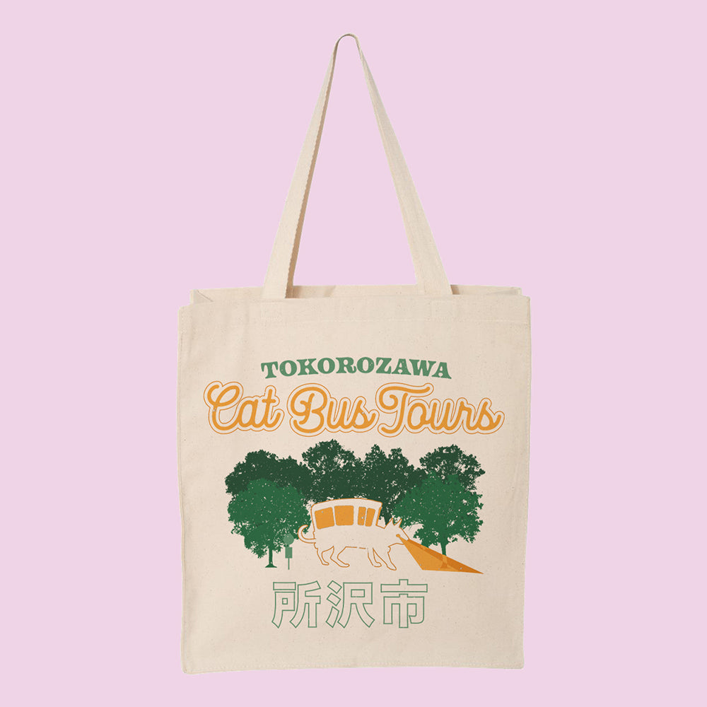 Tokorozawa Cat Bus Tours Tote Bag