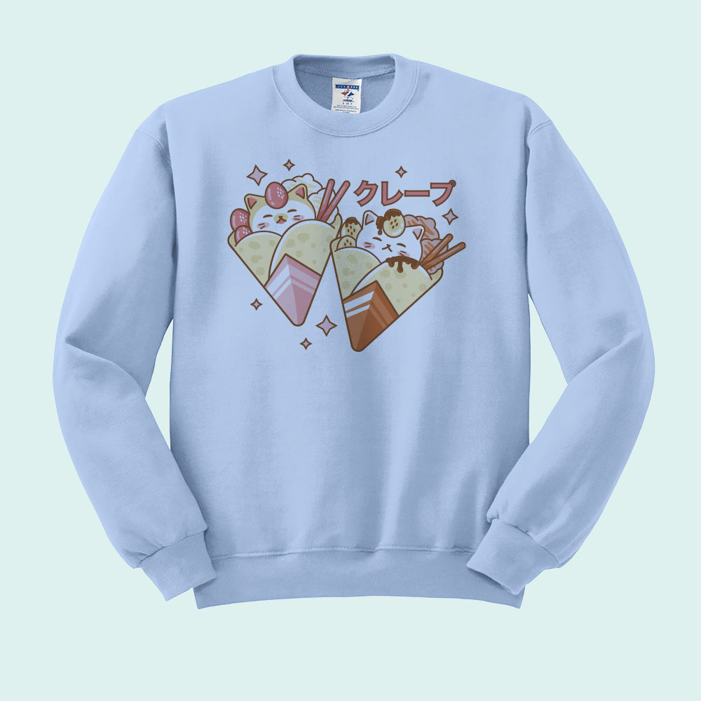 Cat Crepes Crewneck Sweatshirt