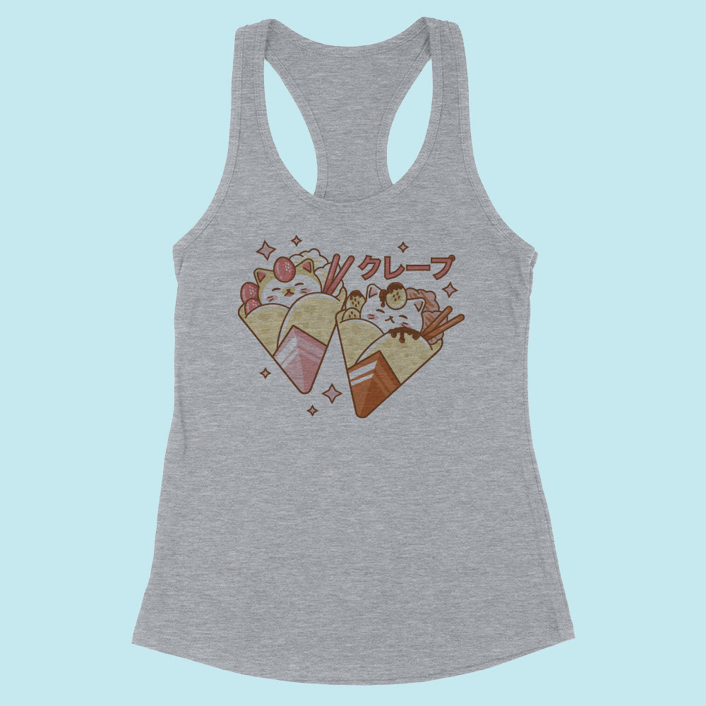 Cat Crepes Racerback Tank