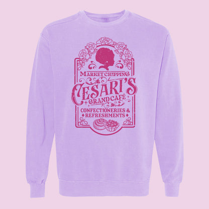 Cesari's Grand Cafe Comfort Colors Crewneck Sweatshirt