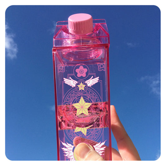 Clow Card Sakura Milk Carton Bottle