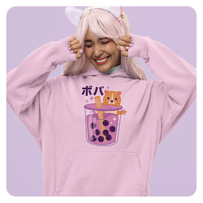 Boba Tea Puppy Hoodie