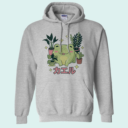 Frog with Plants Hoodie