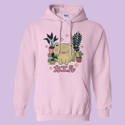 Frog with Plants Hoodie