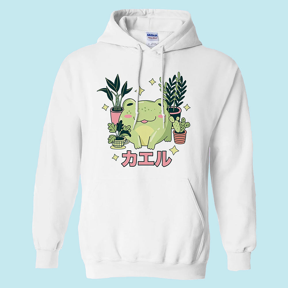 Frog with Plants Hoodie