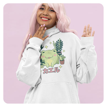 Frog with Plants Hoodie