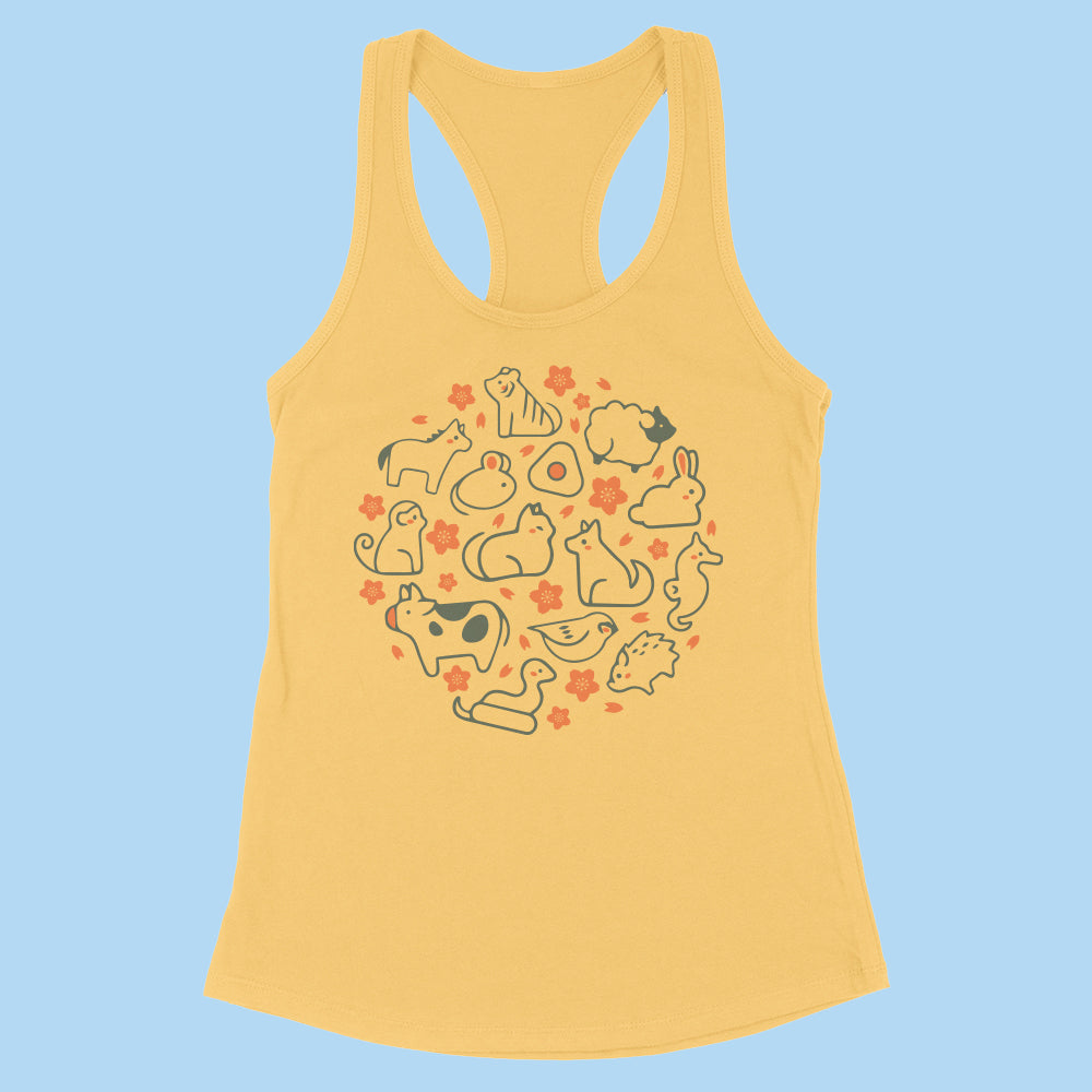 Zodiac Animals Racerback Tank