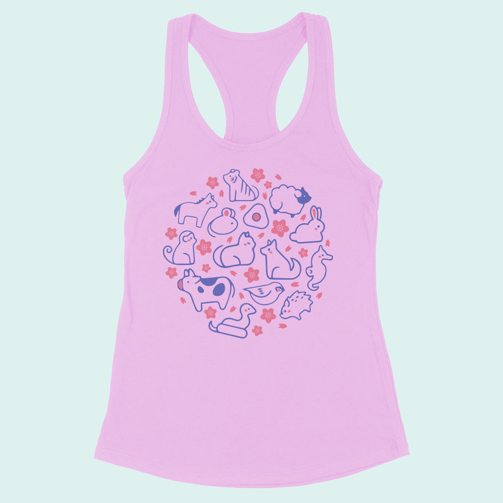 Zodiac Animals Racerback Tank