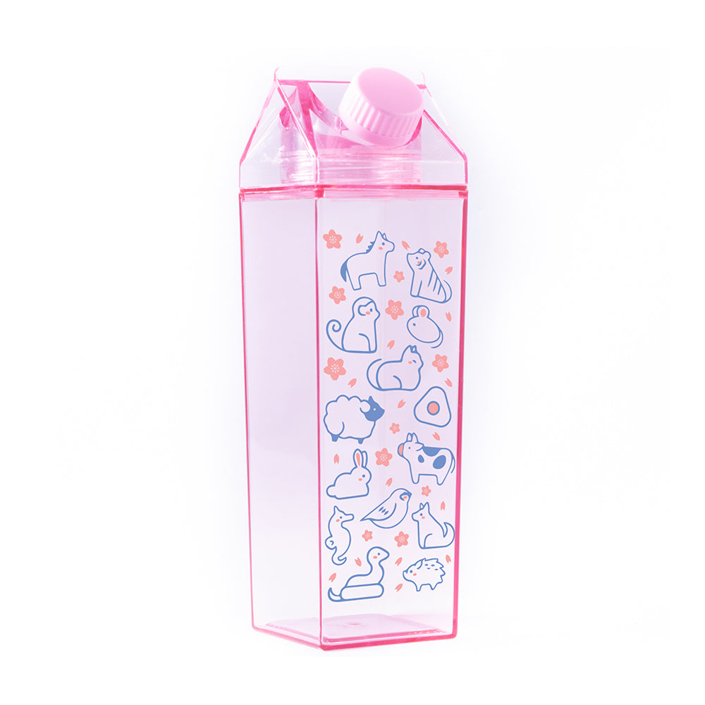 Zodiac Animals Milk Carton Bottle