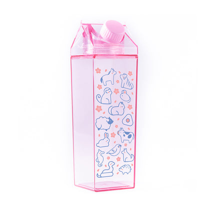 Zodiac Animals Milk Carton Bottle