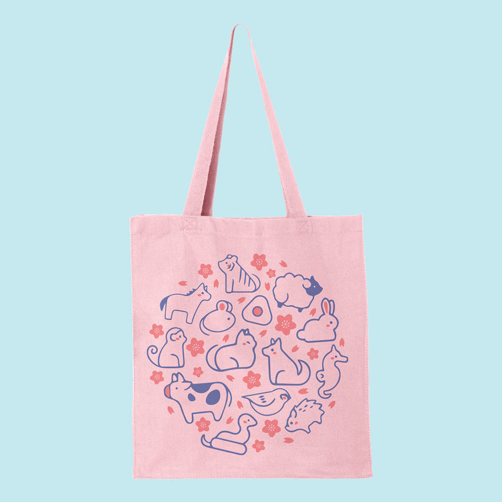 Zodiac Animals Tote Bag