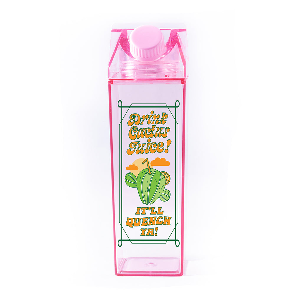 Drink Cactus Juice Milk Carton Bottle