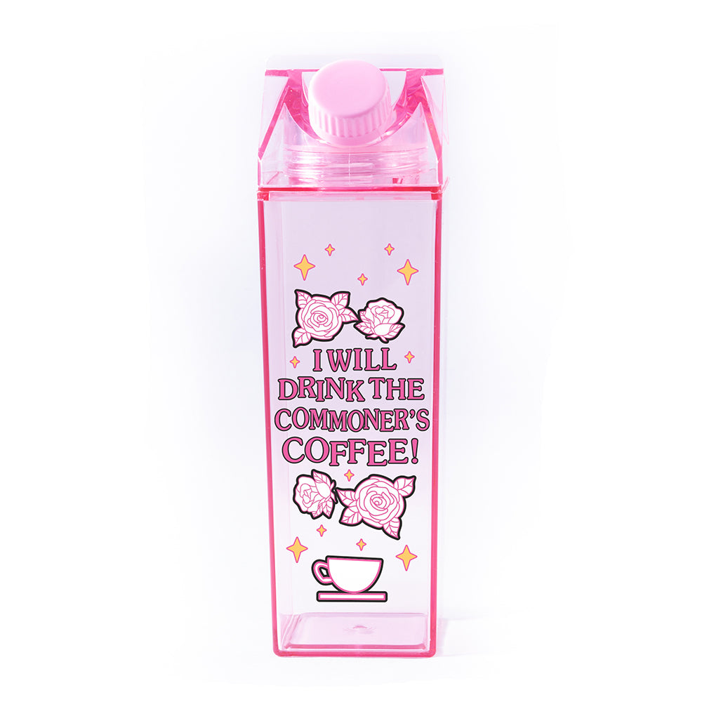 I Will Drink the Commoner's Coffee Milk Carton Bottle