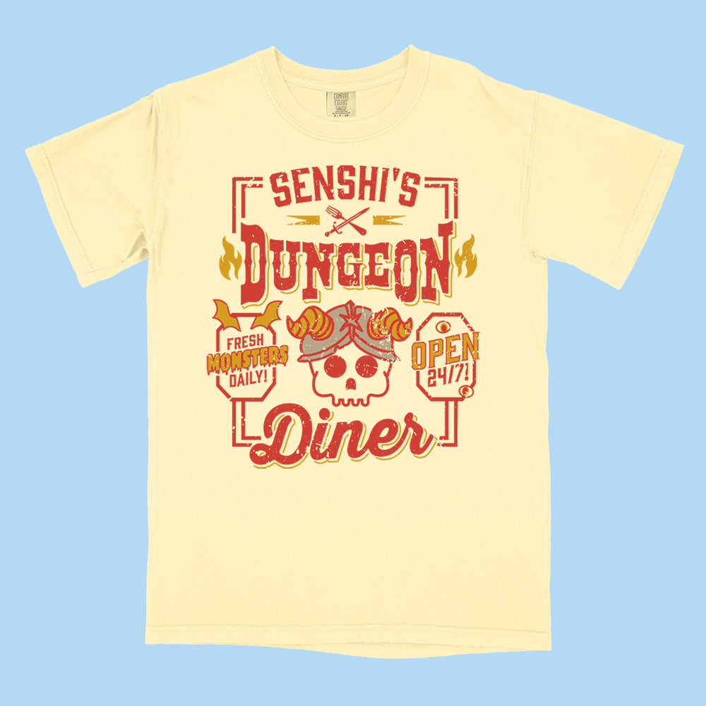 Senshi's Dungeon Diner Comfort Colors T-Shirt