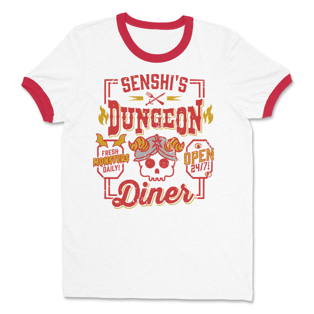 Senshi's Dungeon Diner Ringer T-Shirt