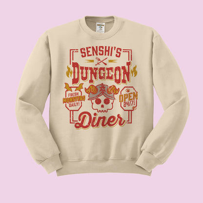 Senshi's Dungeon Diner Crewneck Sweatshirt