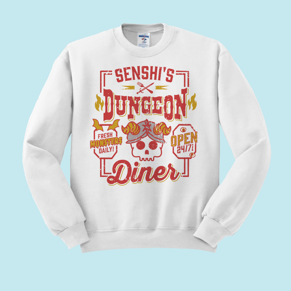 Senshi's Dungeon Diner Crewneck Sweatshirt