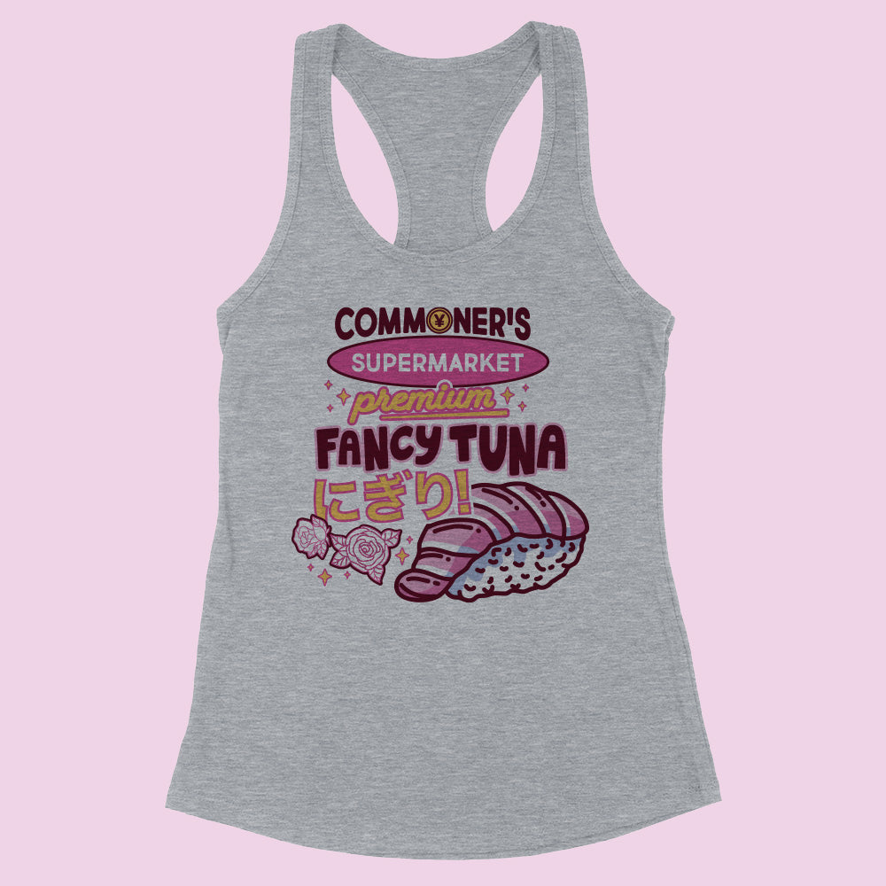 Commoner's Supermarket Fancy Tuna Racerback Tank