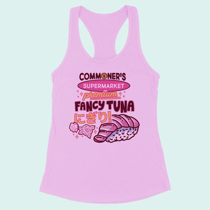 Commoner's Supermarket Fancy Tuna Racerback Tank