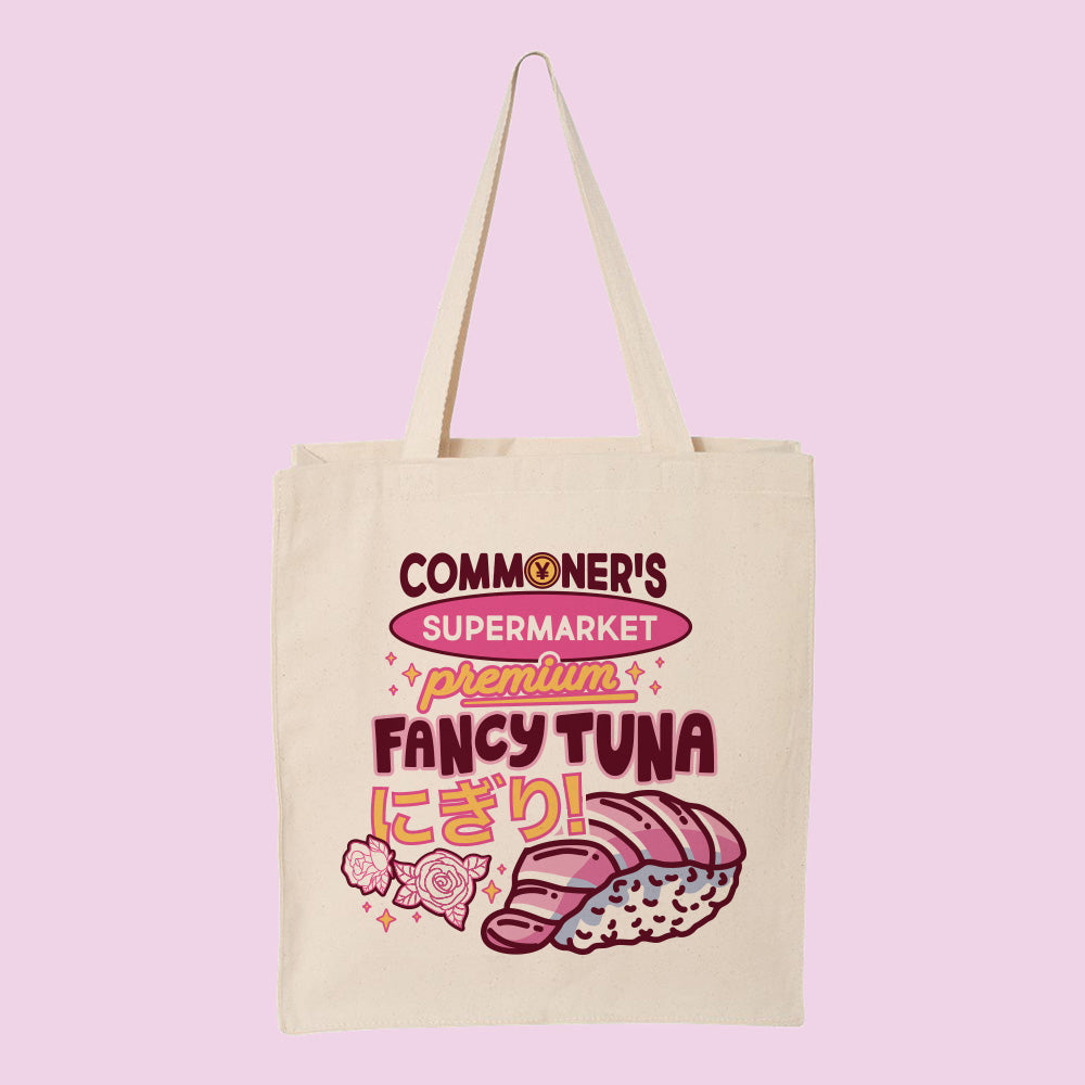 Commoner's Supermarket Fancy Tuna Tote Bag