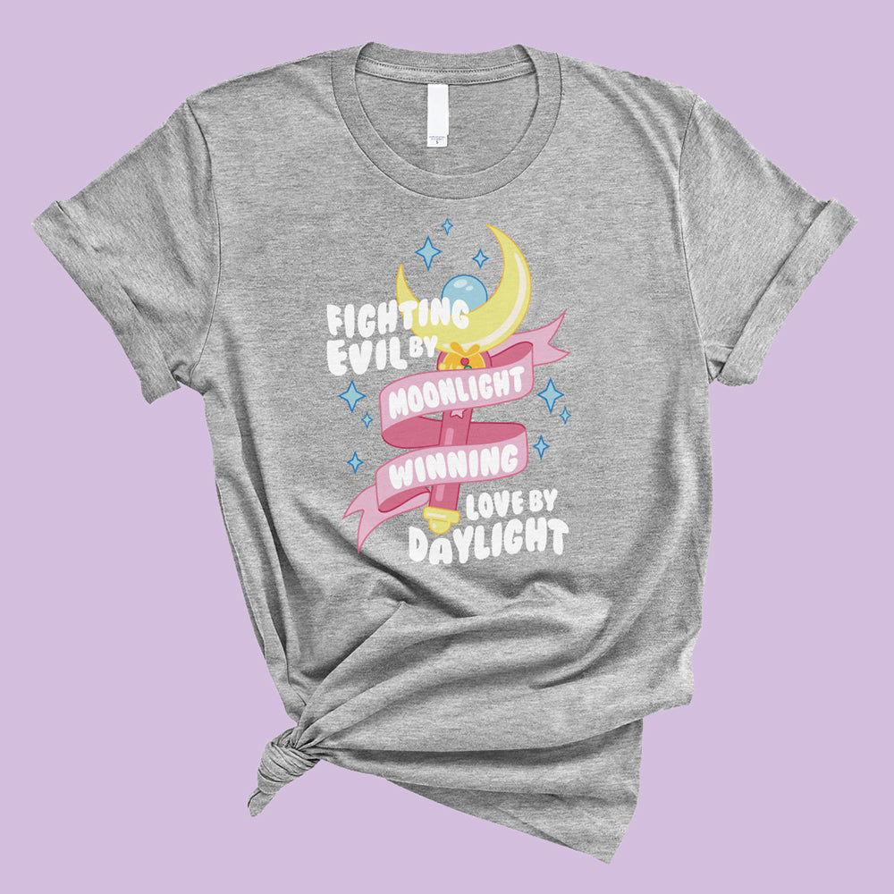 Fighting Evil by Moonlight T-Shirt