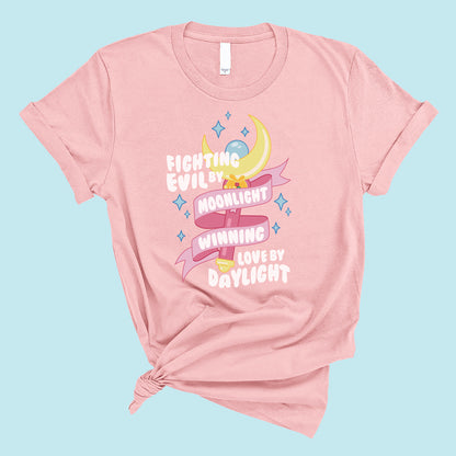 Fighting Evil by Moonlight T-Shirt