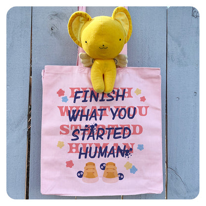 Finish What You Started Human Tote Bag