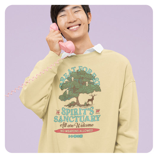 Great Forest Spirit's Sanctuary Comfort Colors Crewneck Sweatshirt