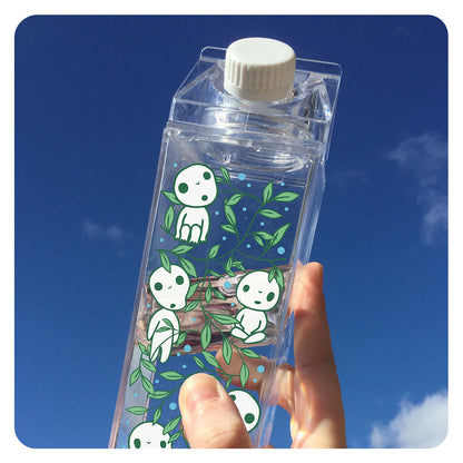 Kodama Forest Spirits Milk Carton Bottle