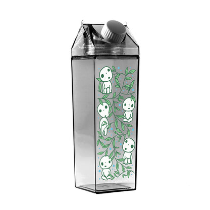 Kodama Forest Spirits Milk Carton Bottle