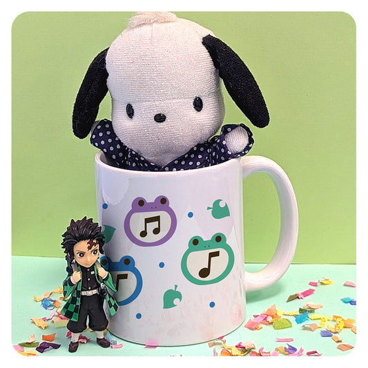 Froggy Music Notes Mug