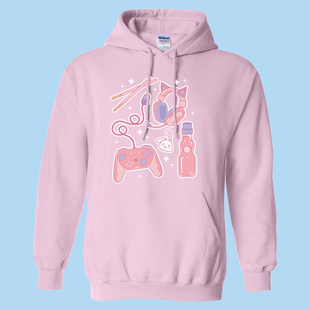 Gamer Girl Icons Hoodie