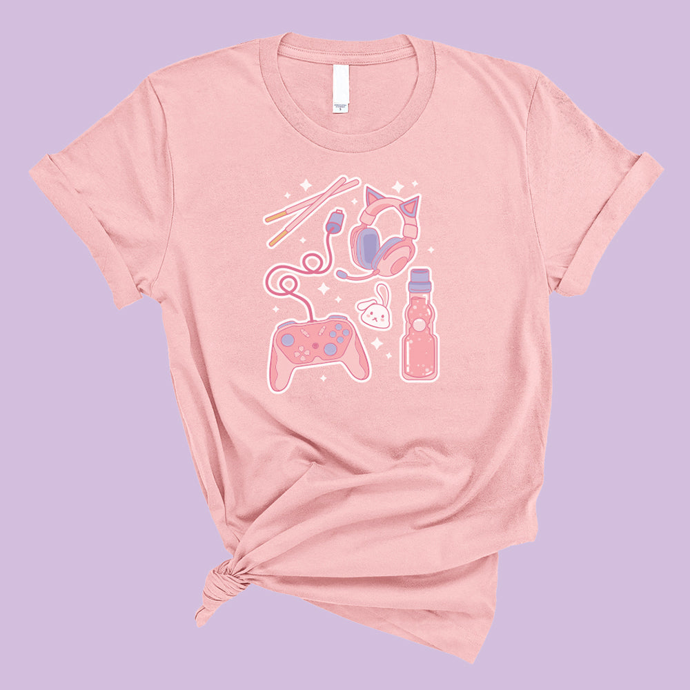 Gamer Girl Icons T-Shirt