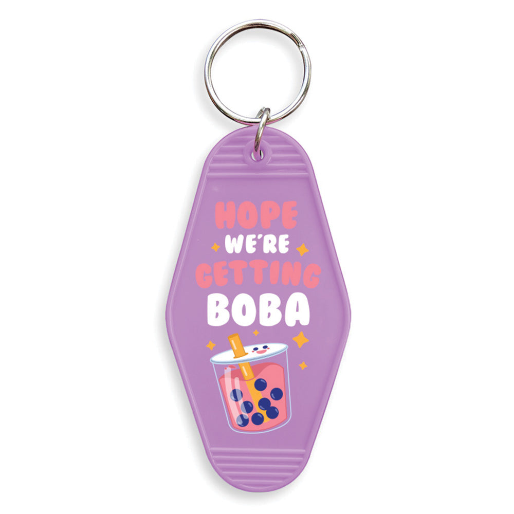 Hope We're Getting Boba Keychain