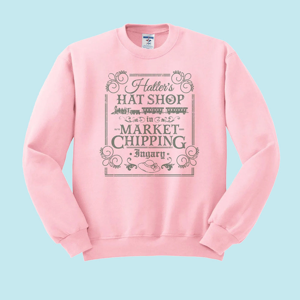 Hatter's Hat Shop Crewneck Sweatshirt