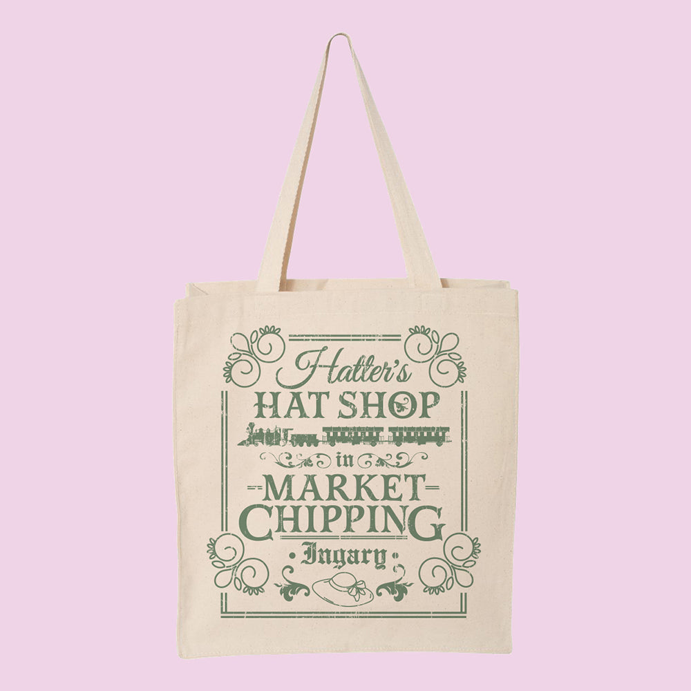 Hatter's Hat Shop Tote Bag