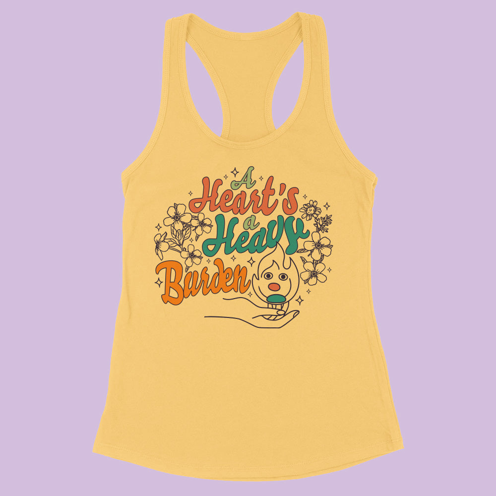 A Heart's a Heavy Burden Racerback Tank