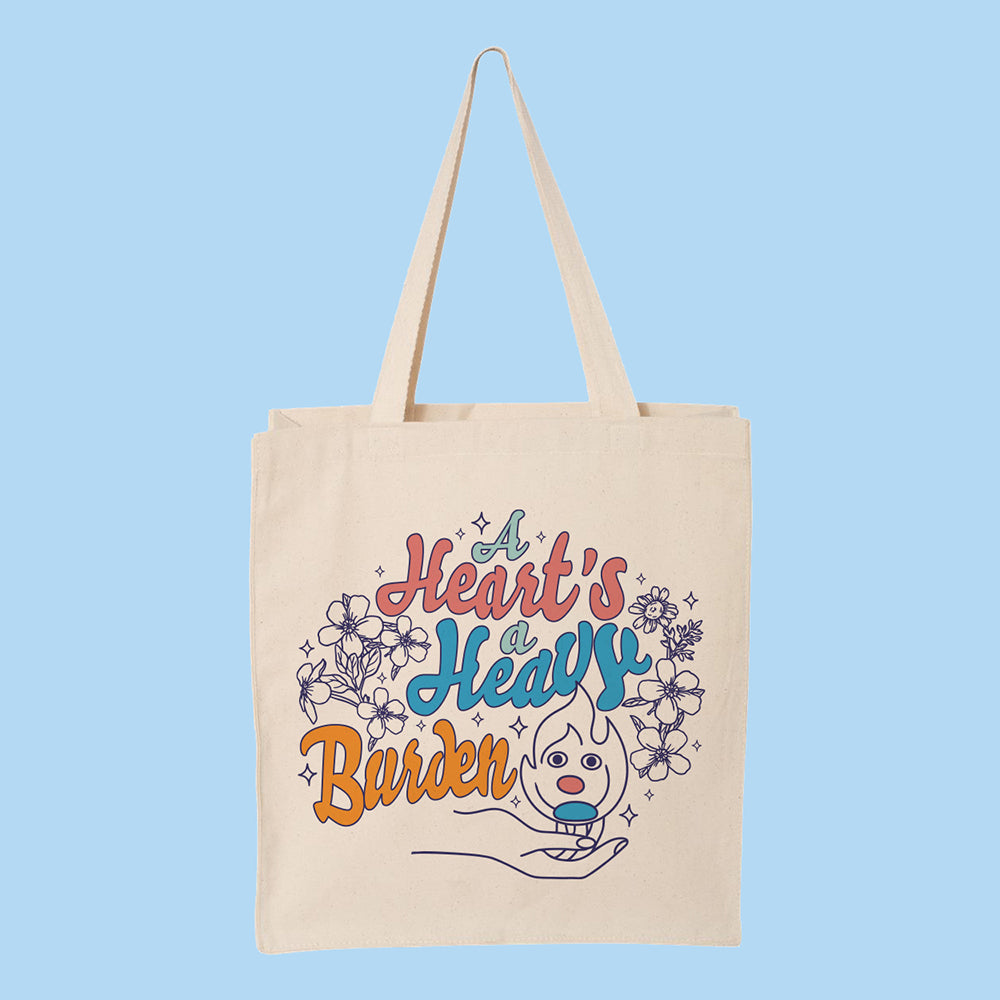 A Heart's a Heavy Burden Tote Bag