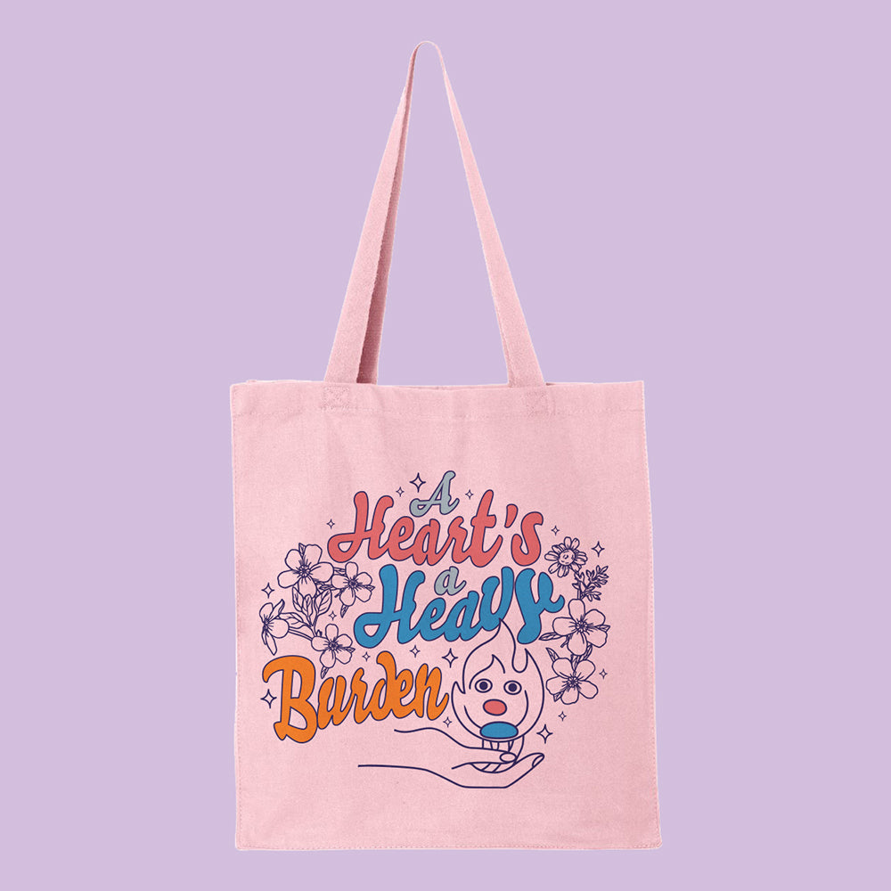 A Heart's a Heavy Burden Tote Bag