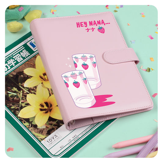 Hey Nana Strawberries A5 Journal Binder