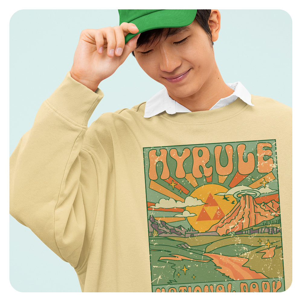 Hyrule National Park Comfort Colors Crewneck Sweatshirt