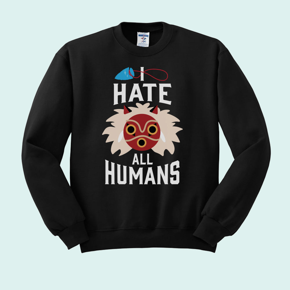 I Hate All Humans Crewneck Sweatshirt